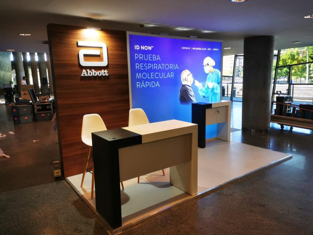 Construcción stand en Bilbao para ABBOTT