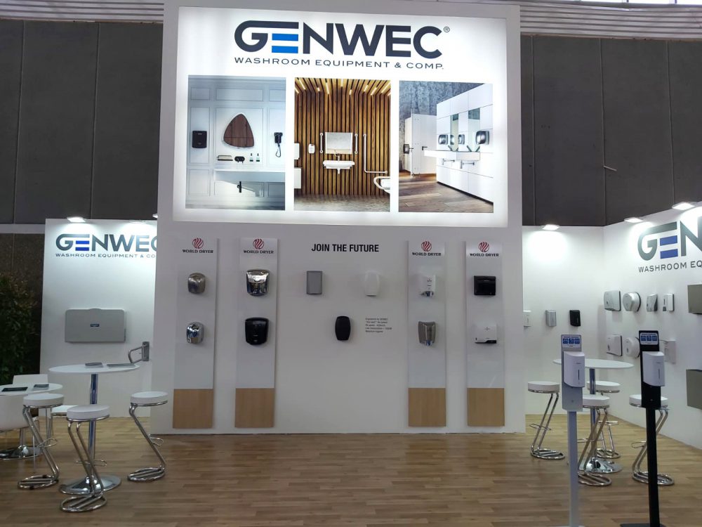 Montaje stand feria internacional INTERCLEAN 2022 - Amsterdam