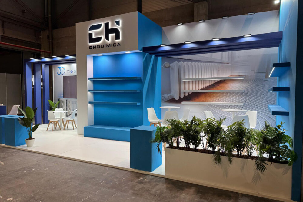 Stand CH QUÍMICA Feria GENERA 2025 celebrado en Madrid fabricado y montado por Stand Arte