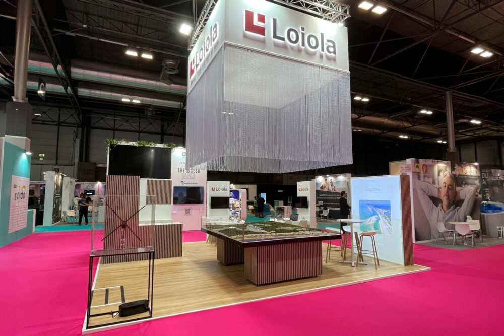 Montaje stand en Rebuild para LOIOLA 2025 Feria celebrada en Ifema (Madrid)